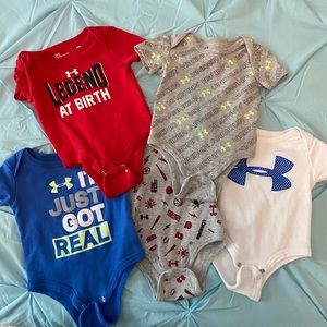 5 under armour shirts